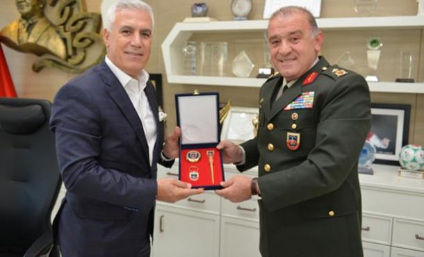 Tuğgeneral Hacıoğlu’ndan Bozbey’e ziyaret